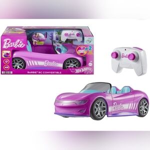 Barbie Pink RC Convertible with White and Blue Accents